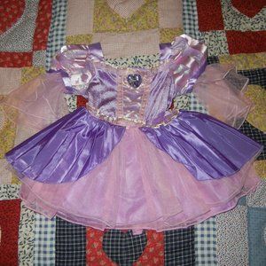 🏷 Disney 12-18 M Tangled Rapunzel Dress Costume